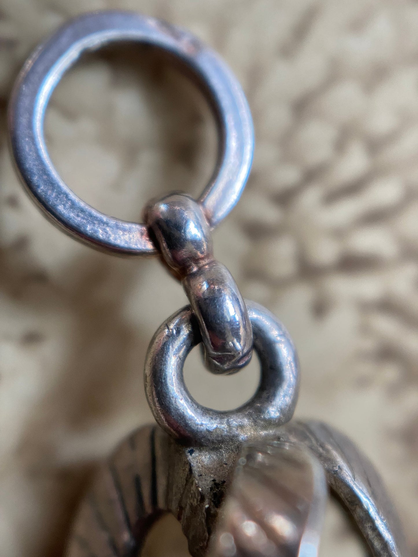 Antique Victorian Articulated Knight's Helmet Fob Pendant in Silver c. 1880, Charm, Necklace, Novelty, 1800's, Armor, Weapon, Medieval