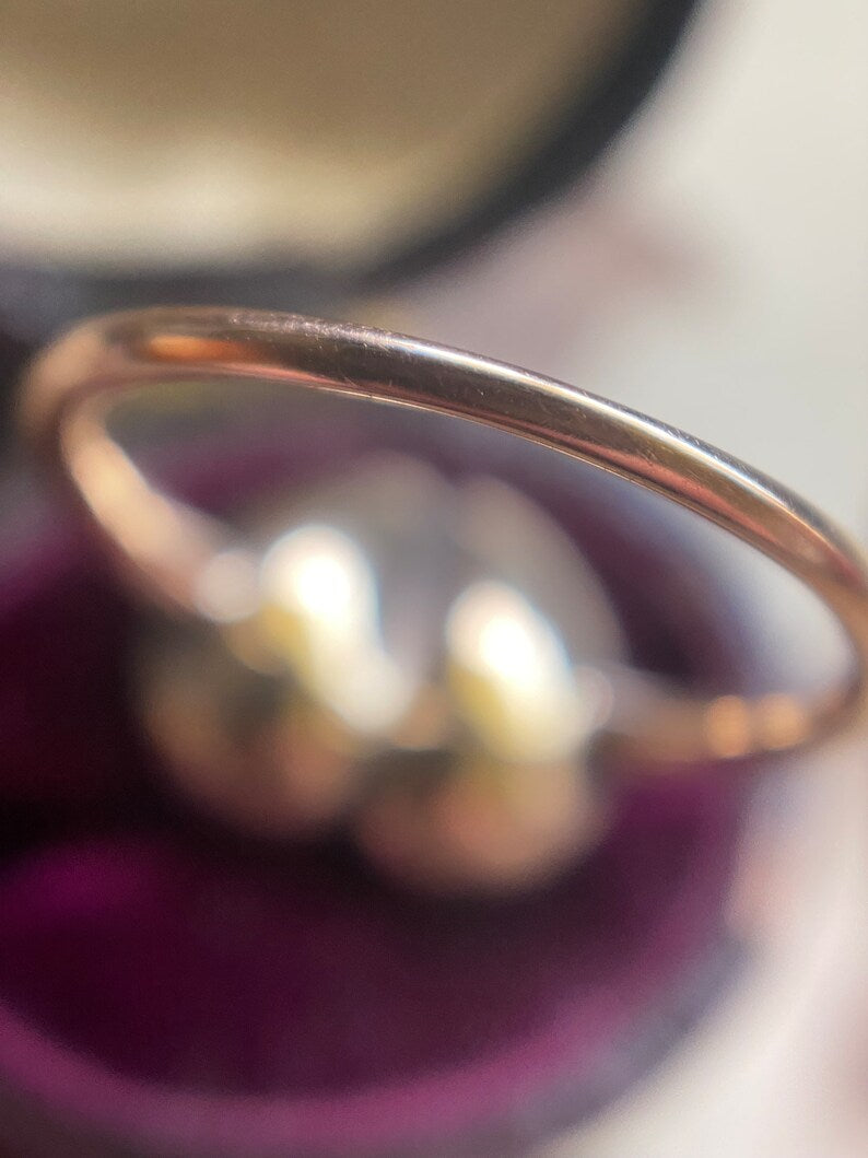 Antique Georgian Double Dendritic Agate Heart and Diamond Surround Betrothal Ring c. 1780 in 9k Gold & Silver, 1700's, Engagement, Amatory, Love Token