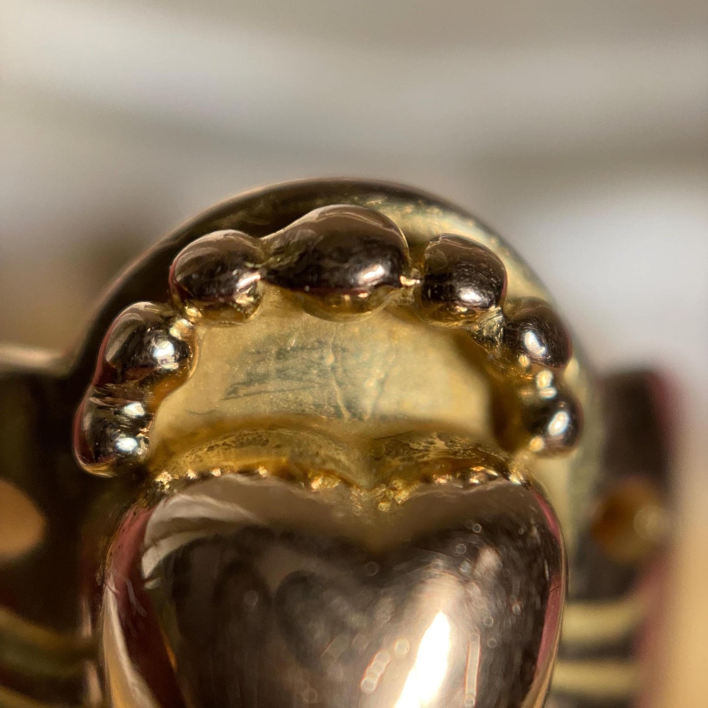 Antique 19th Century French Provincial Wide High Karat Crowned Heart & Hands Fede Ring 18k Gold, Engagement, Bague de Foi, Regional, Wedding, Claddagh, Love Token