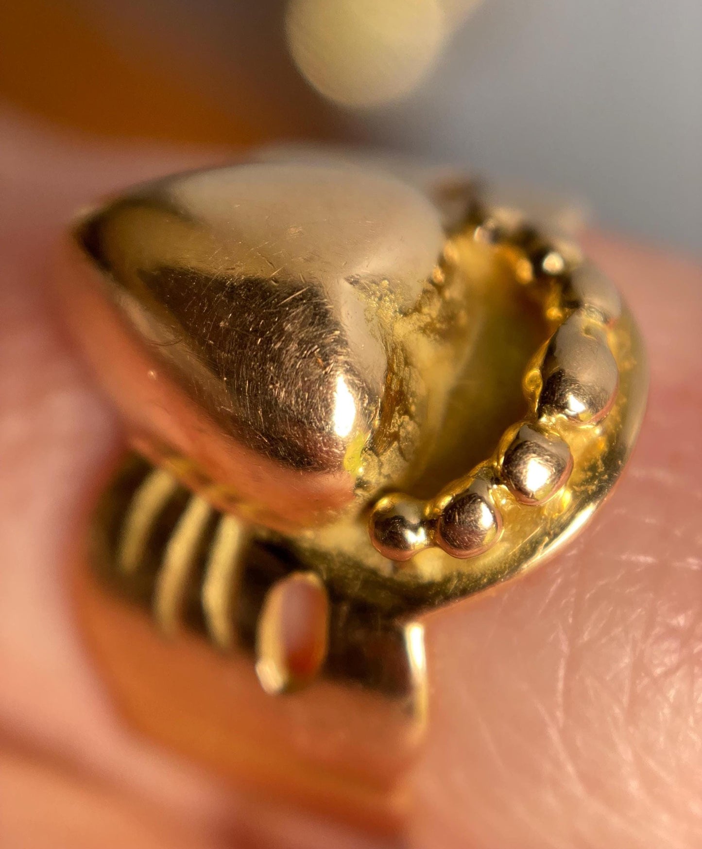 Antique 19th Century French Provincial Wide High Karat Crowned Heart & Hands Fede Ring 18k Gold, Engagement, Bague de Foi, Regional, Wedding, Claddagh, Love Token